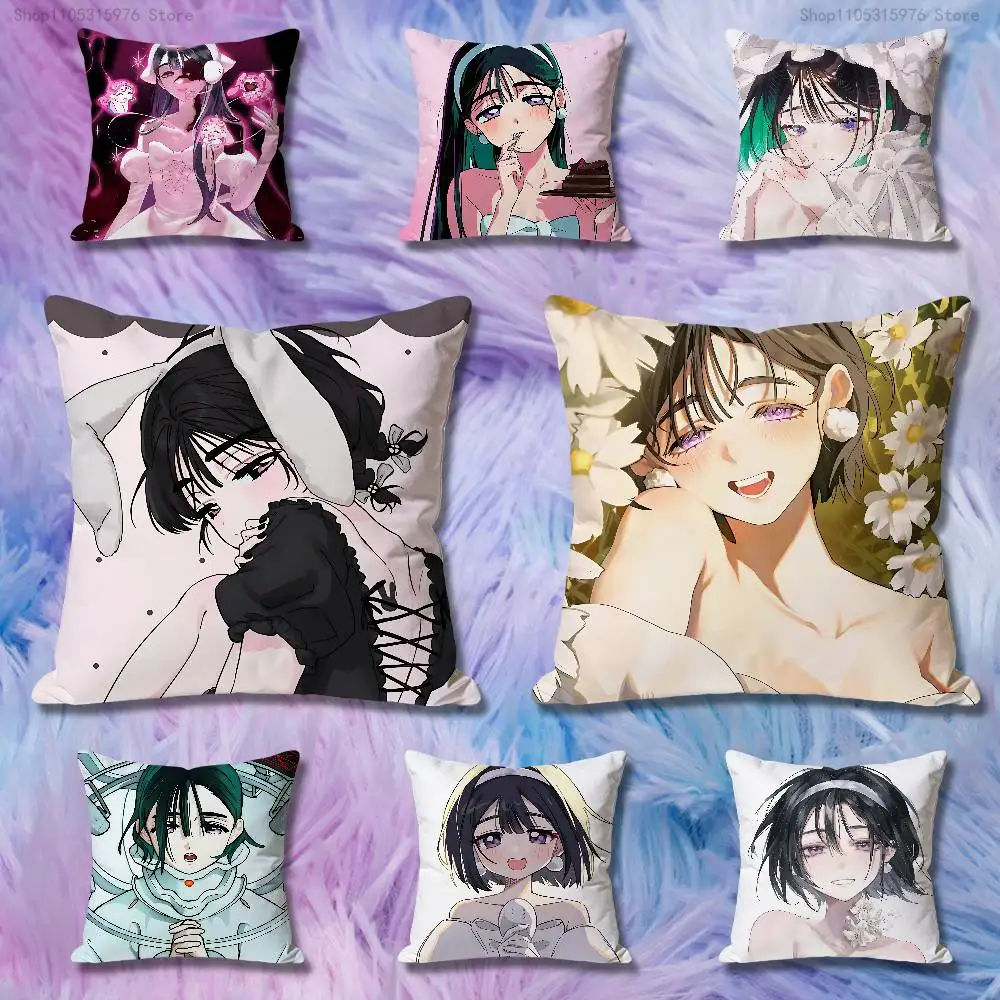 A-Alien S-Stage Sua Zombie Pillow Cases for Bedroom Living Room Sofa Home Decor Polyester Cushion Cover with Zipper