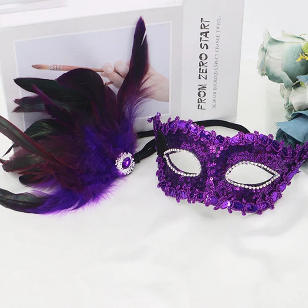 Verenmasker Kleurrijk Halloween-masker Maskerademasker Afneembaar voor cosplayfeesten Maskerade