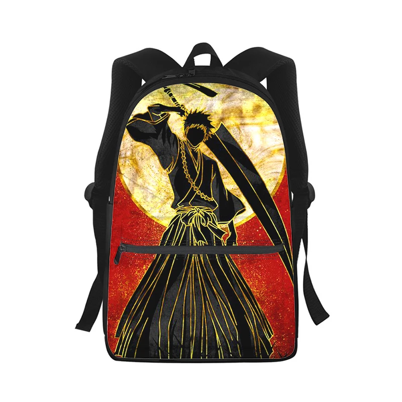 ANIME BLEACH Männer Frauen Rucksack 3D Druck Mode Student Schule Tasche Laptop Rucksack Kinder Reise Schulter Tasche