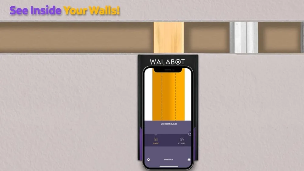 Visual Stud Finder Wall Scanner for Drywall. Detects Wood  Metal Studs, Plastic Metal Pipes