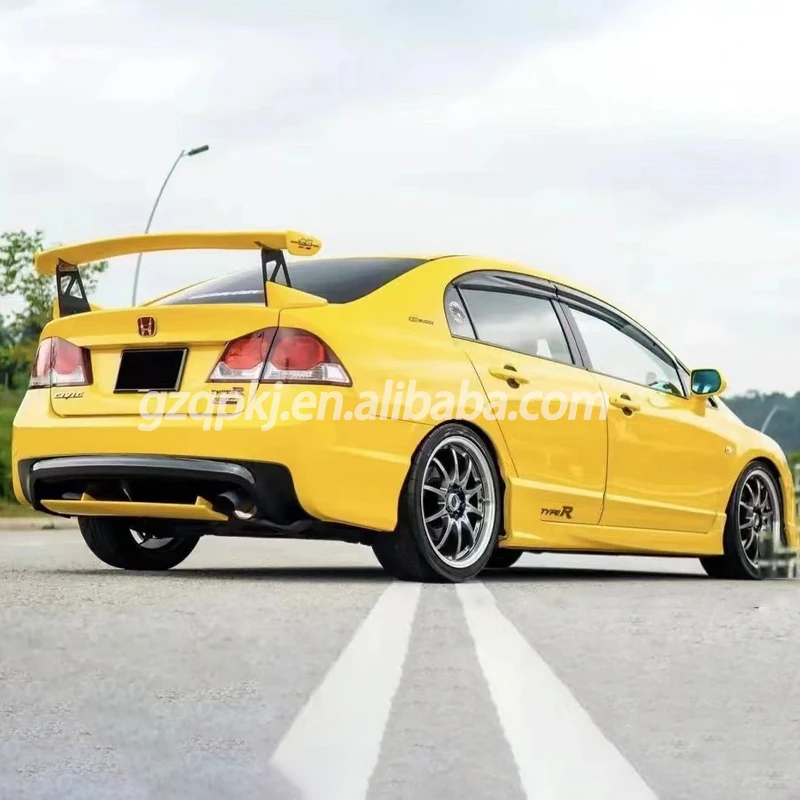 for eighth-generation Honda Civic FD2 upgrade TYPE-R carbon fiber spoiler diffuser Civic mugen spoiler