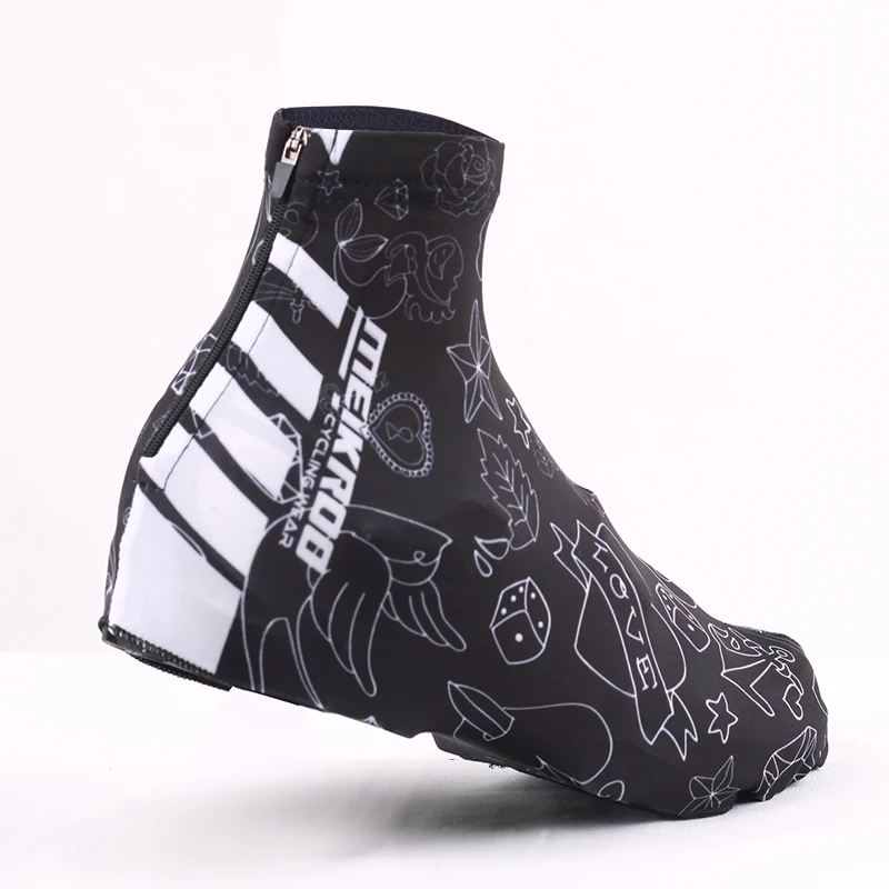Meikroo Cycling Shoe Covers Bike Team Pro Summer Spandex Overshoes Windproof Bicycle Protective Shoe Sleeves