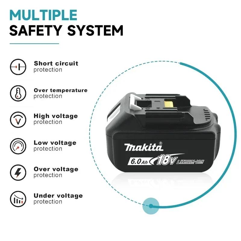 100% imported Makita 18V 9.0Ah rechargeable battery for Makita BL1840B BL1850 BL1850B BL1830 BL1830B BL1840 power tool batteries