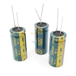2Pcs Electrolytic Capacitor 16V22000UF 16V 22000UF 18X40 mm High Frequency Low ESR Aluminum Capacitors