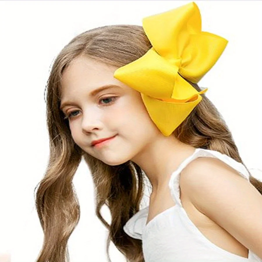

6PC/set Colorful Hair Bows Clips for Baby Girls Hair Accessories Non-Slip Barrettes Grosgrain Ribbon Headwear for Kids Toddler