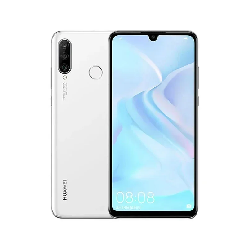 هاتف Huawei P30 Lite 4G 4GB 6GB RAM 128GB ROM الذكي Android CPU Kirin 710 6.15 بوصة 1920x1080px 3240mAh هاتف مستعمل