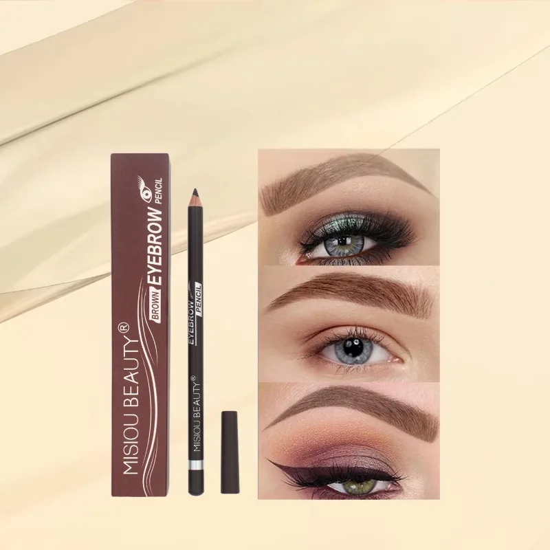 Lápiz de cejas Wild Wooden Hard Core, resistente al agua, a prueba de sudor, no se corre fácilmente, define las raíces, cosméticos para mujer, superventas.