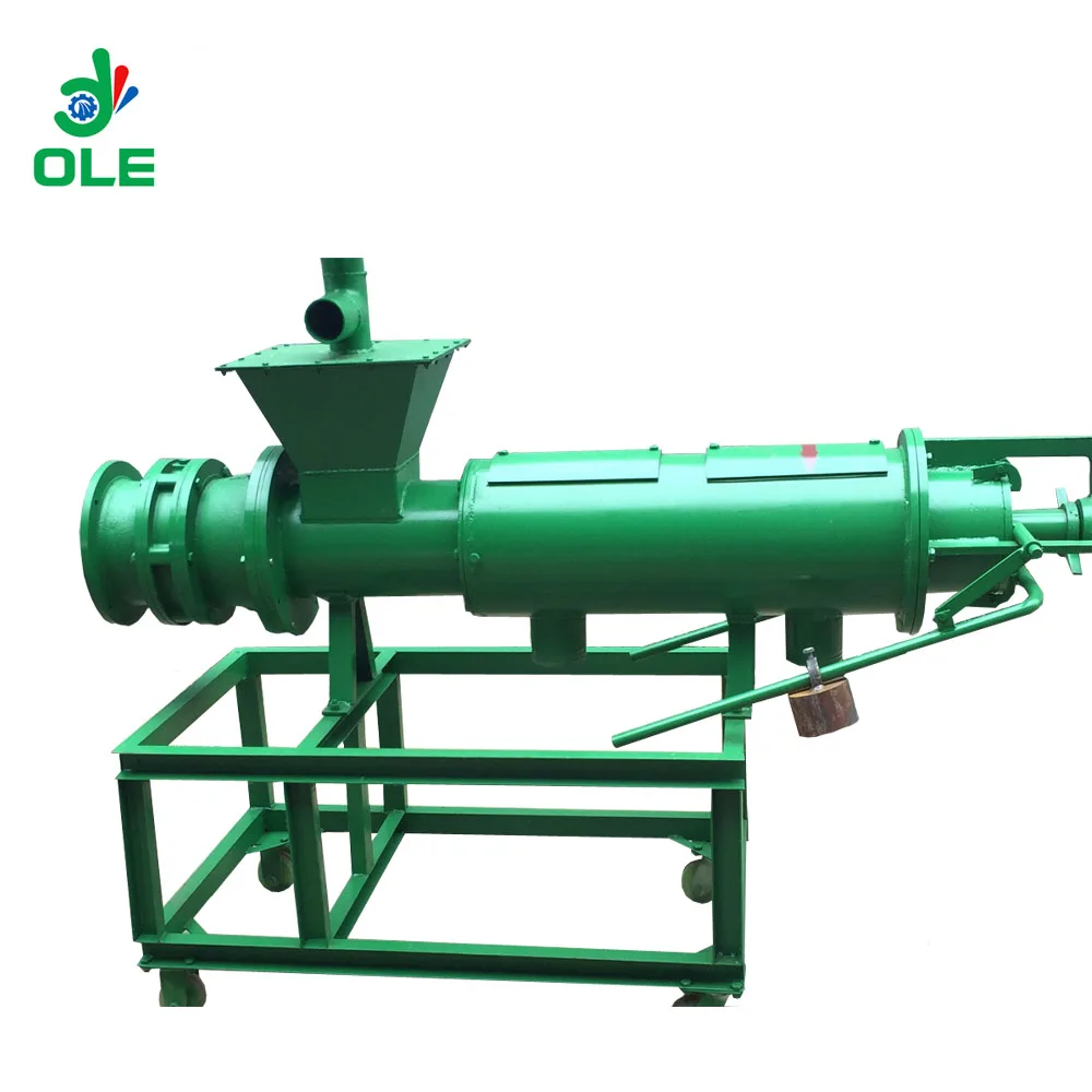 Extended Animal Manure Dehydrator Machine Cow Manure Drying Dewatering Machine