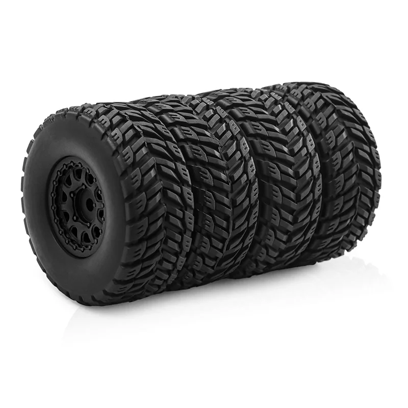 ARRMA 1/14 미니 MOJAVE GROM RC 자동차 업그레이드 부품 액세서리-AA02 용 타이어가있는 4Pcs 휠 림