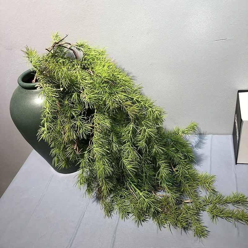 Neue Kiefernnadel Rebe Wandbehang 89 cm Künstliche Pflanzen Hochzeit Decke Wasser Gras Rebe Haus Dorf Outdoor Garten Dekoration – Detail 3