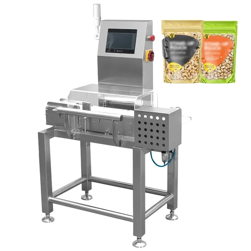 High-Speed Automatic Mini Checkweigher with Touch Screen Conveyor Belt Bottle Checkweigher