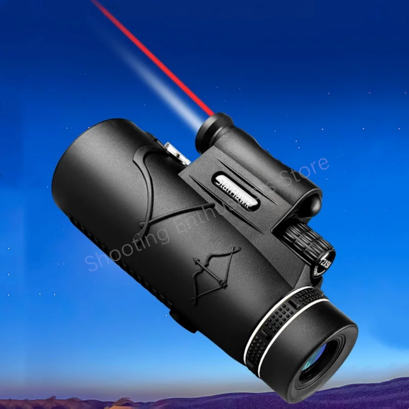 50X60 Professional Telescope Monocular Military Zoom High-definition Power Telescope Remote Portable Night Vision Hunting