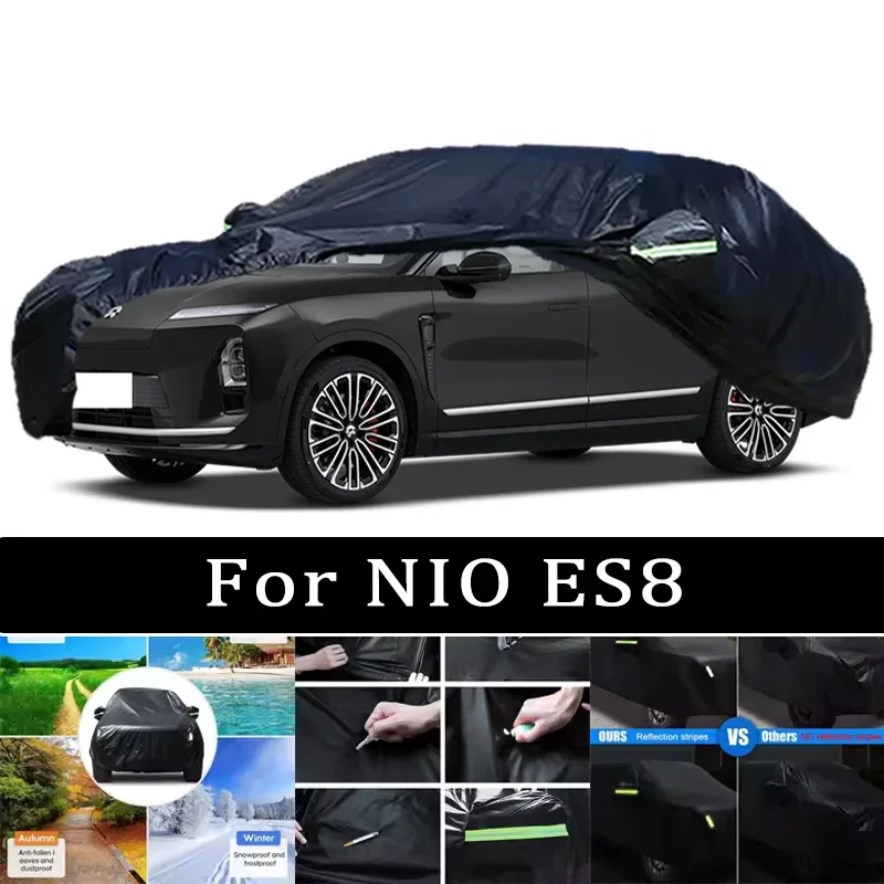 

Car Cover For NIO ES8 - Outdoor Full Body Protection Waterproof Dustproof Heat-Resistant All-Season Use Car Accessories