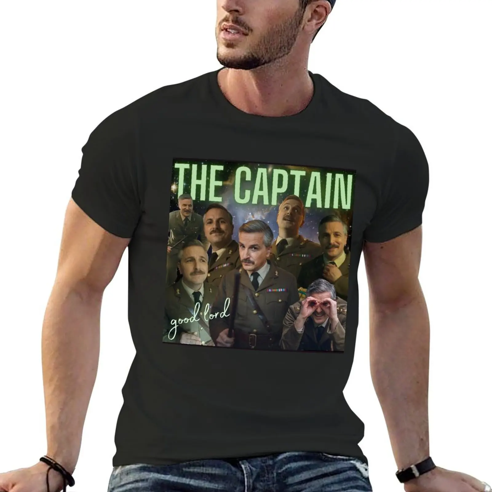

The Captain - BBC Ghosts T-Shirt anime stuff graphic shirts vintage graphic tee oversized t shirt men