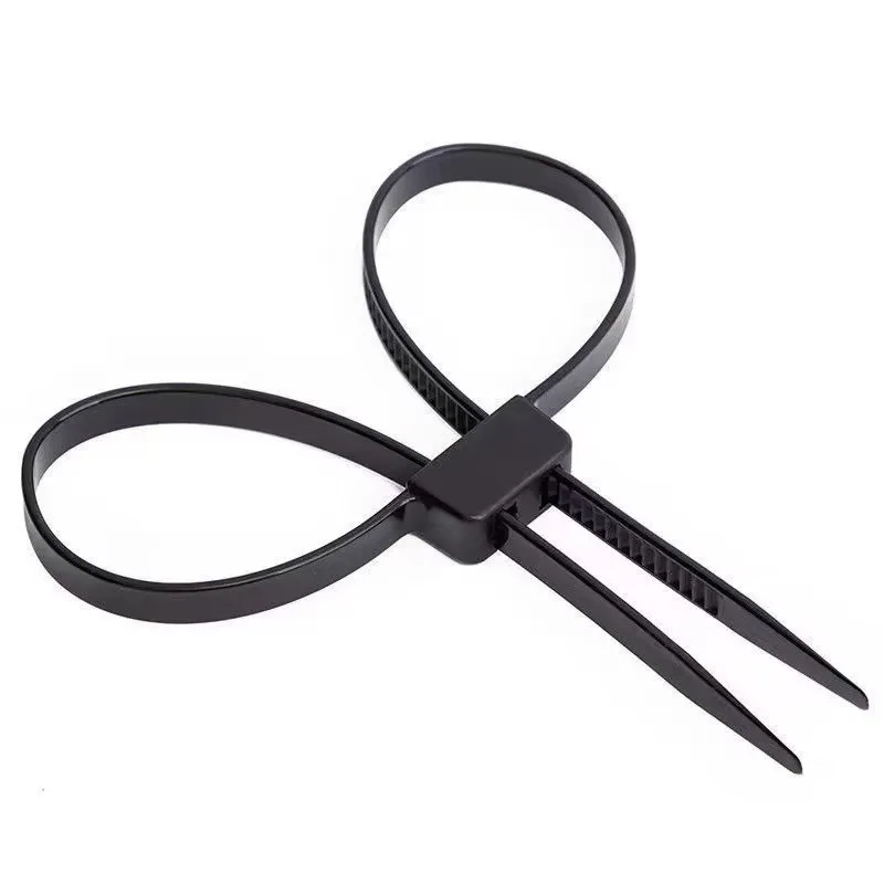 For 14x12x0.8cm Plastic Police Handcuffs Double Flex Cuff Disposable Handcuffs Zip Tie Nylon Cable Ties Flex Cuffs 1Pcs/Lot