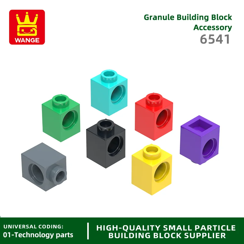 Wange 6541 100g/238Pcs 1x1 Perforated Building Block Moc Mechanical อุปกรณ์เสริมใช้งานร่วมกับอิฐ DIY ของเล่นเด็กของขวัญ