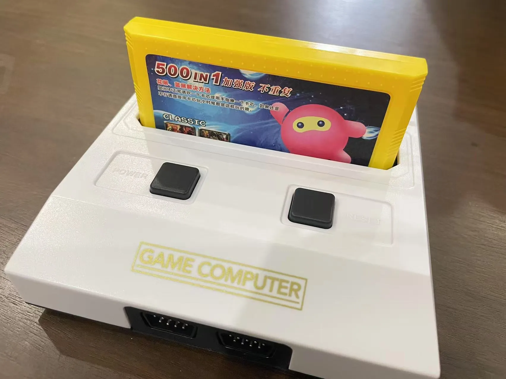 Famicom Compatible Game Computer Console 30 Built-in Games FC Cartridge AV Output