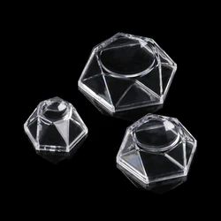 Acrylic Crystal Ball Base Hexagon Shape Sphere Stone Support Display Stand Figurine Holder Home Decor Desktop Ornaments