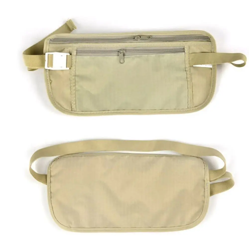 Outdoor accessory Waist Belt Cardbag Secret Security Chest Packs Passport Money Bags Useful Travel Pouch Cloth Running Bag