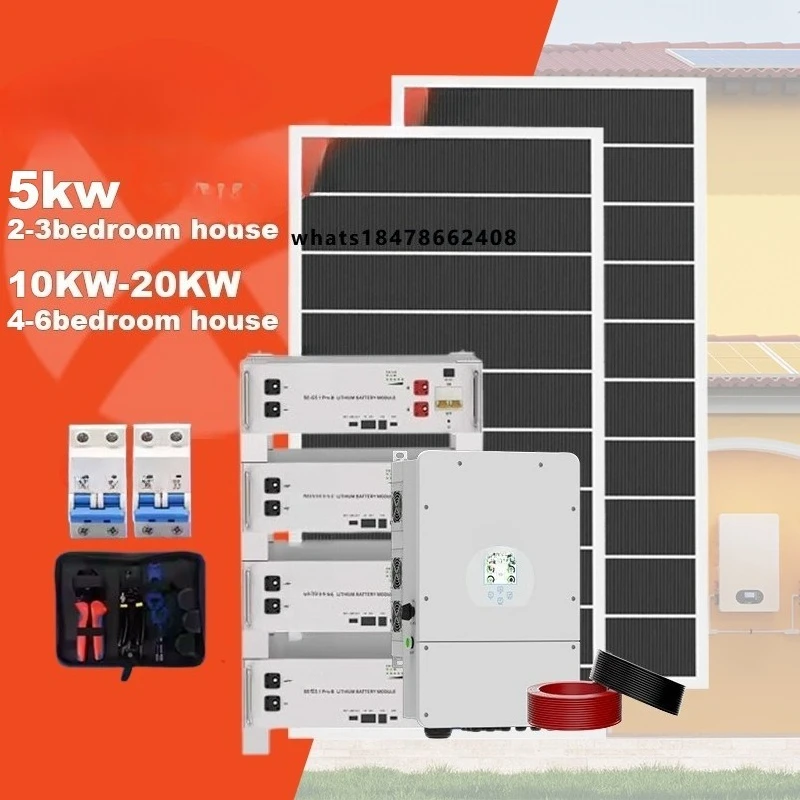 10kva Solar System 3KW 5KW 10KW Solar Panel OEM Solar Panel System Price From Factory  System Kit