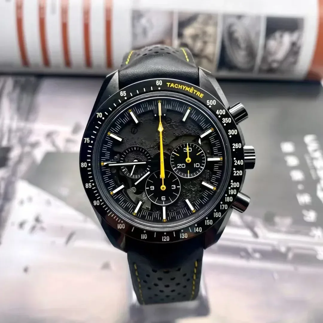 ساعة ميكانيكية أوتوماتيكية بالكامل جديدة فاخرة للرجال والنساء سلسلة جديدة ثلاثية العيون متعددة الوظائف ساعة ماركة عتيقة