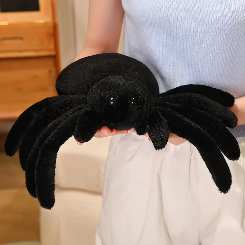 Simulation Insect Animal Spider Plush Toy Realistic Stuffed Spider Doll Gifts