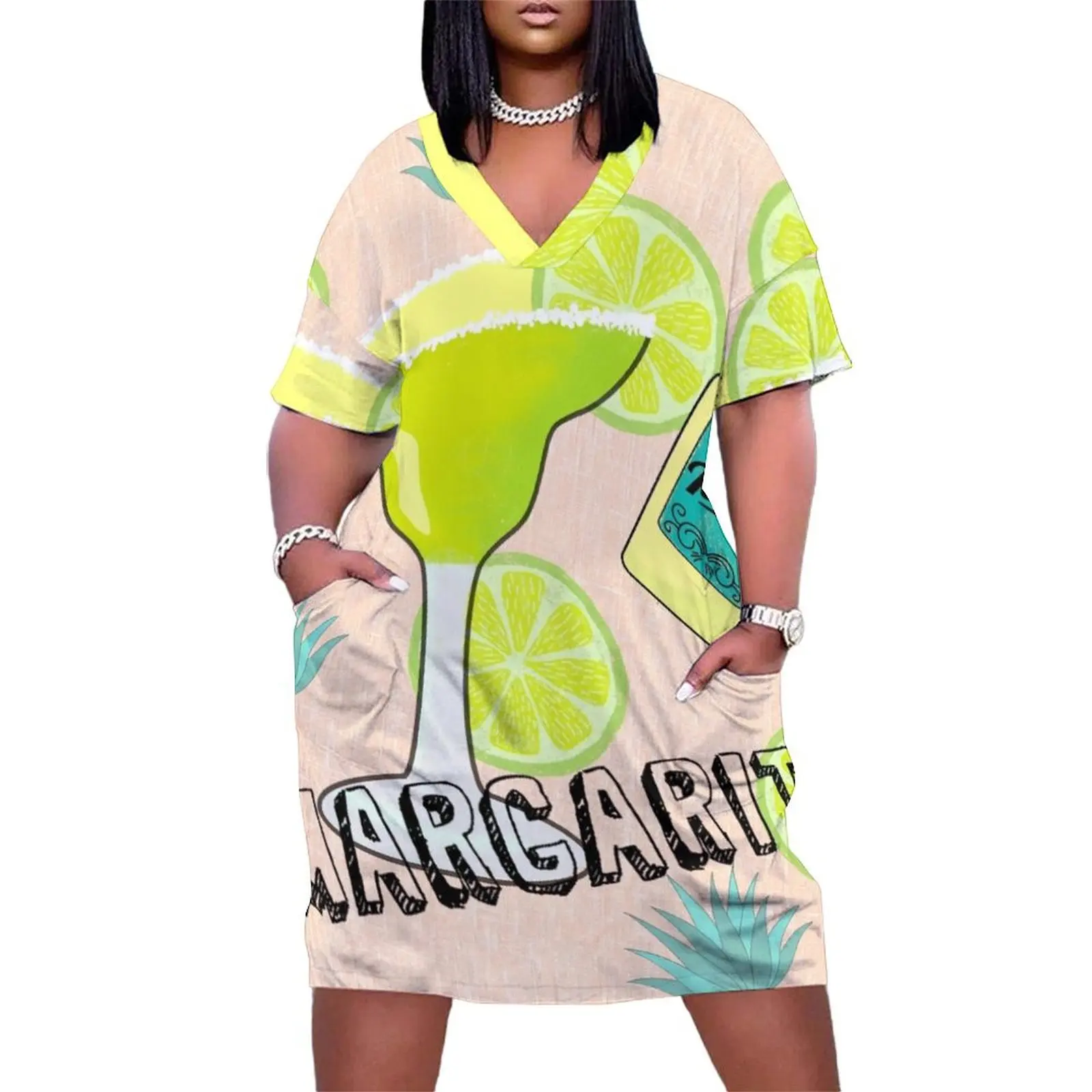 

Margarita Cocktail Loose Pocket Dress evening dress women clothing 2025 new arrivals dress summer 2025 women prom clothes