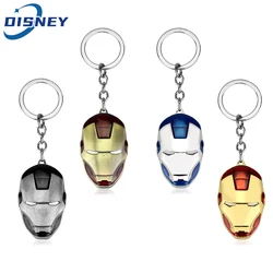 The Avengers Superhero Iron Man Keychain Marvel Jewelry Car Key Holder Accessories Men Backpack Keyring Accessories for Fan Gift