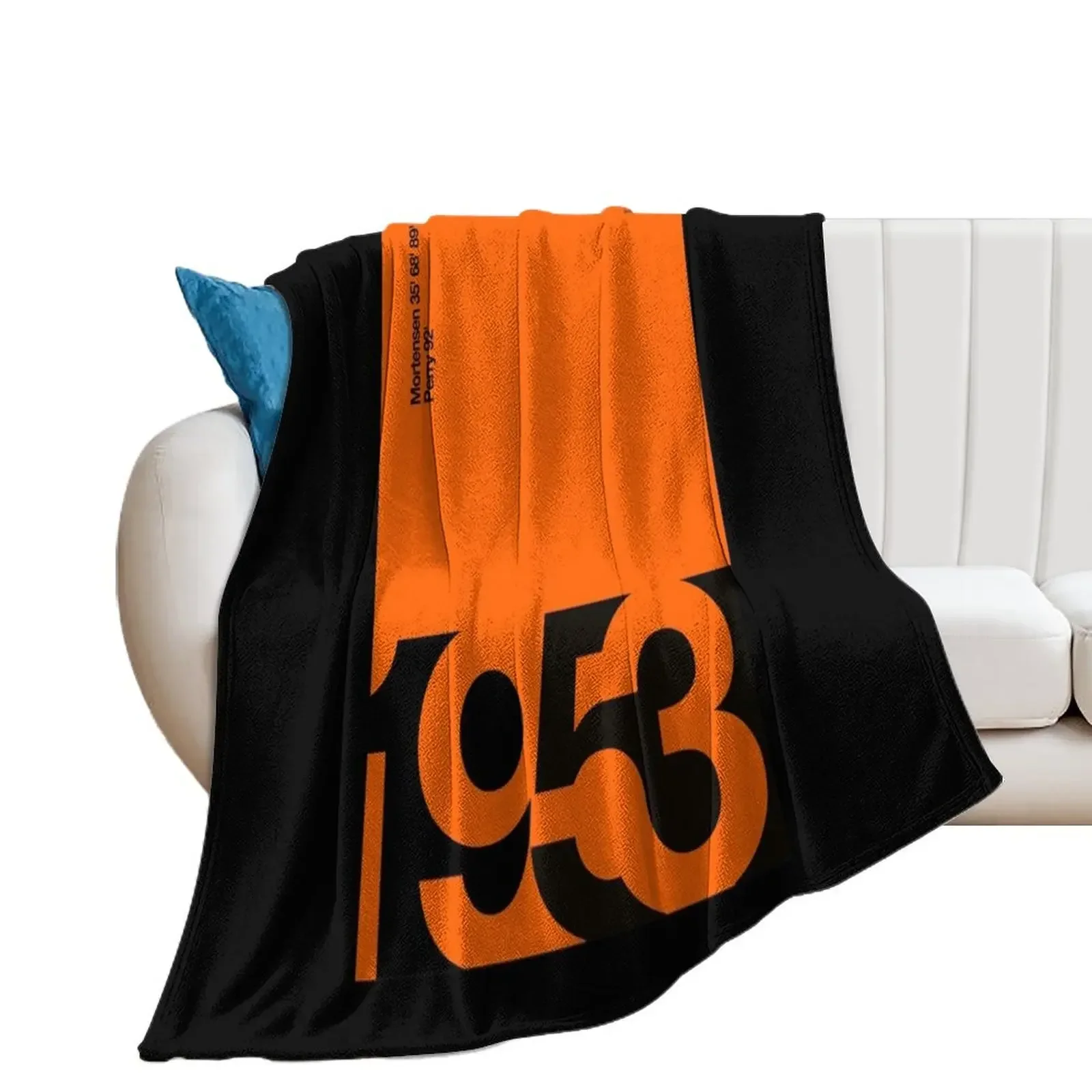 Blackpool FC FA Cup Winners 1953 Throw Blanket decorative Blankets Sofas Of Decoration Blankets