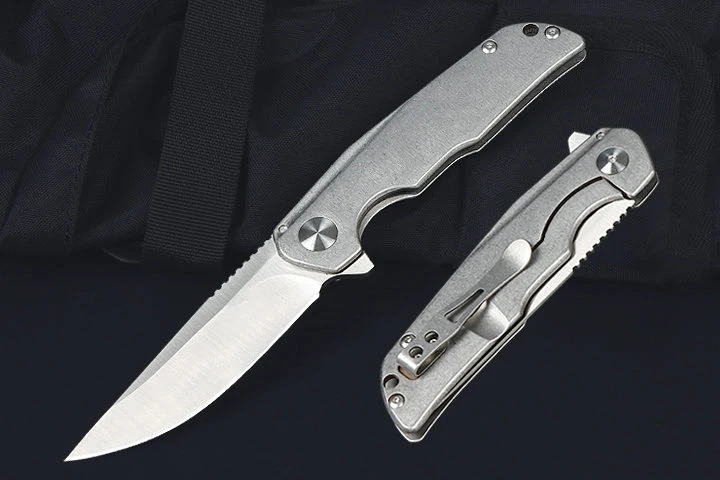 

Paodin CRK 3720 Pocket Folding Knife 8CR13MOV Blade Steel CNC Handle Tactical Rescue Hunting Camping EDC Survival Tool Knives