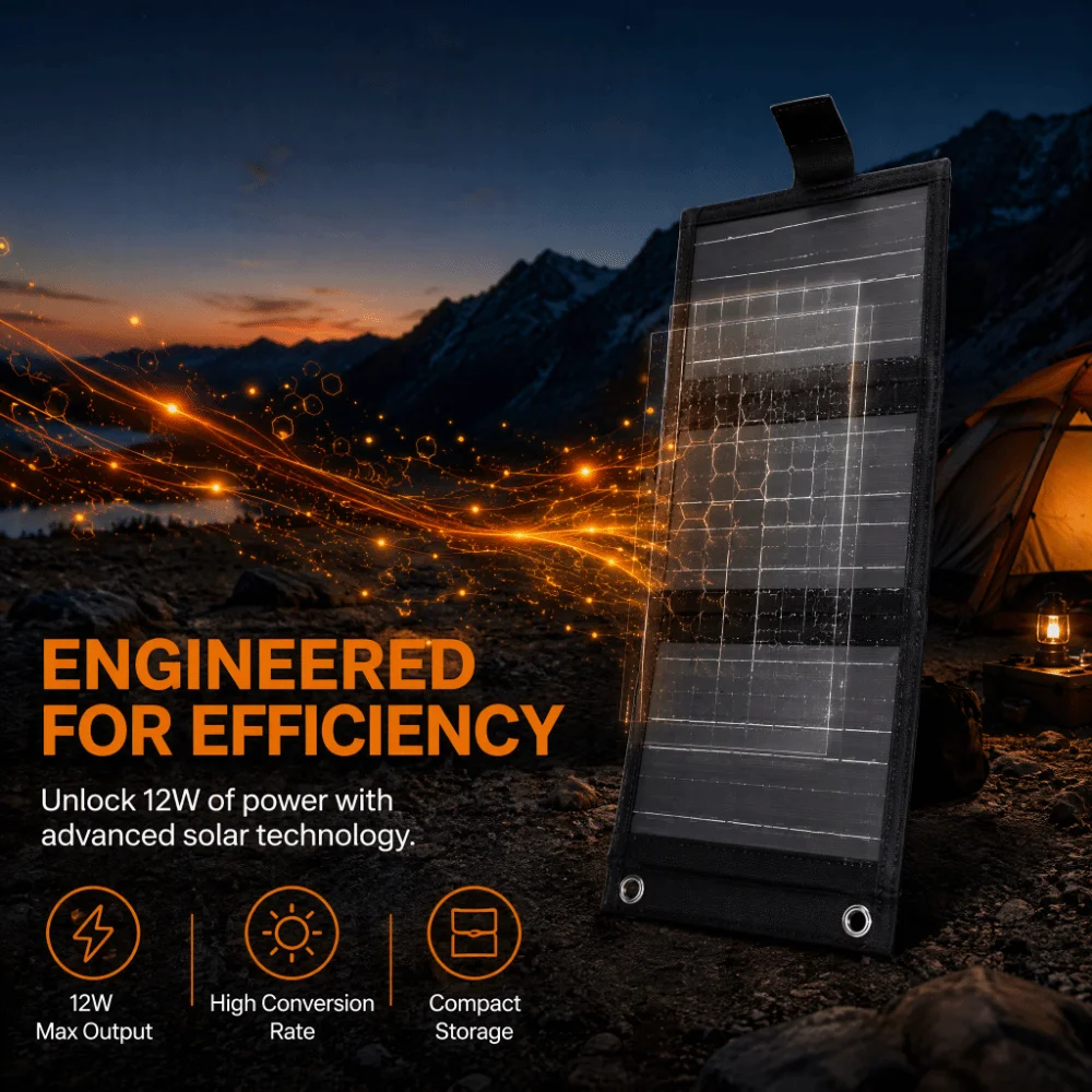 USB Port Solar Panel Charger Flexible Design Waterproof Portable Solar Charger Solar Panel Kit 10W 5V Solar Power Bank