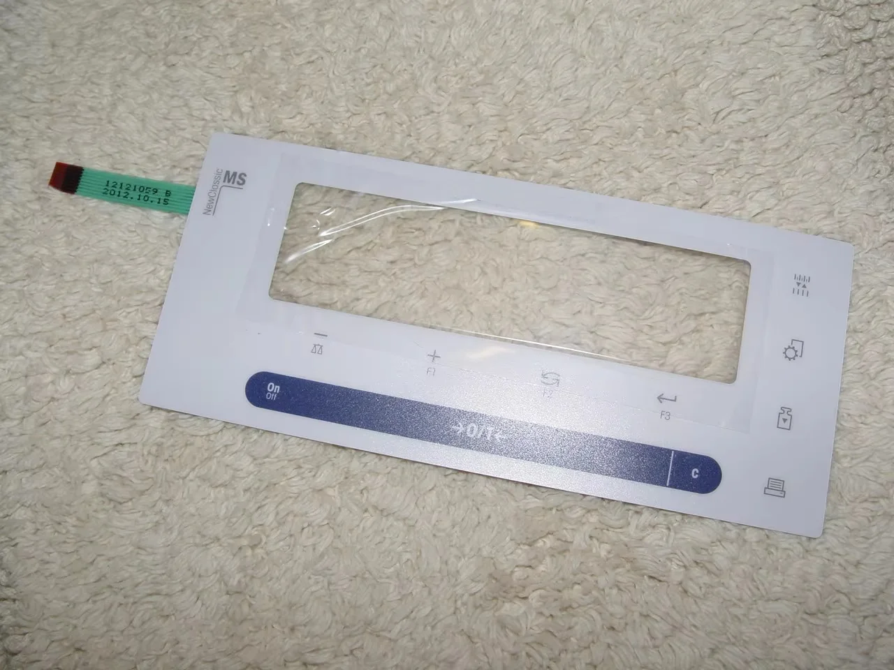 New Replacement Touch Membrane Keypad for METTLER TOLEDO Analytical Balances NewClassic MS-S Series MS4002S MS4002SDR