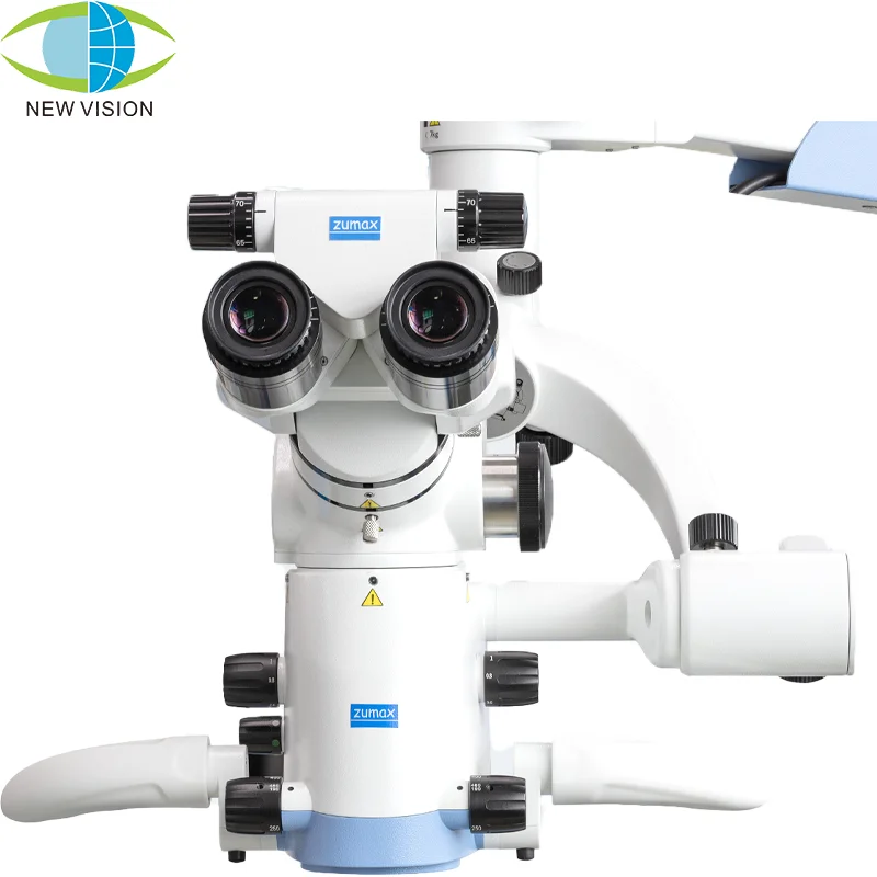 Zumax OMS 1800 光学式手術用顕微鏡は、眼科、脳神経外科、耳鼻咽喉科の手術に適しています。 角度調整可能