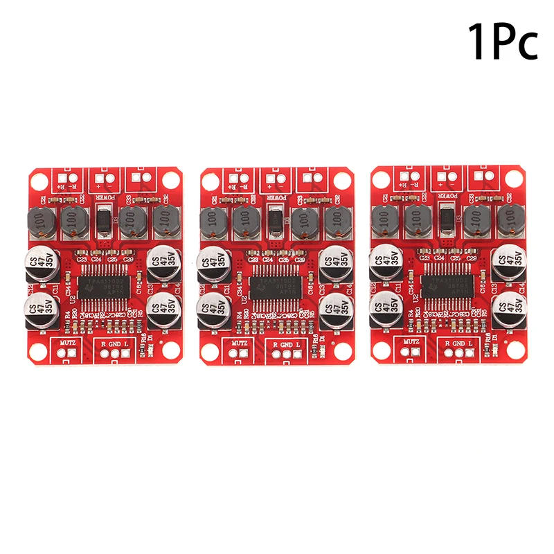 Dual Stereo TPA3110 2x15W Amplifier Module, Digital, DC 12V, PCB Electronics Design