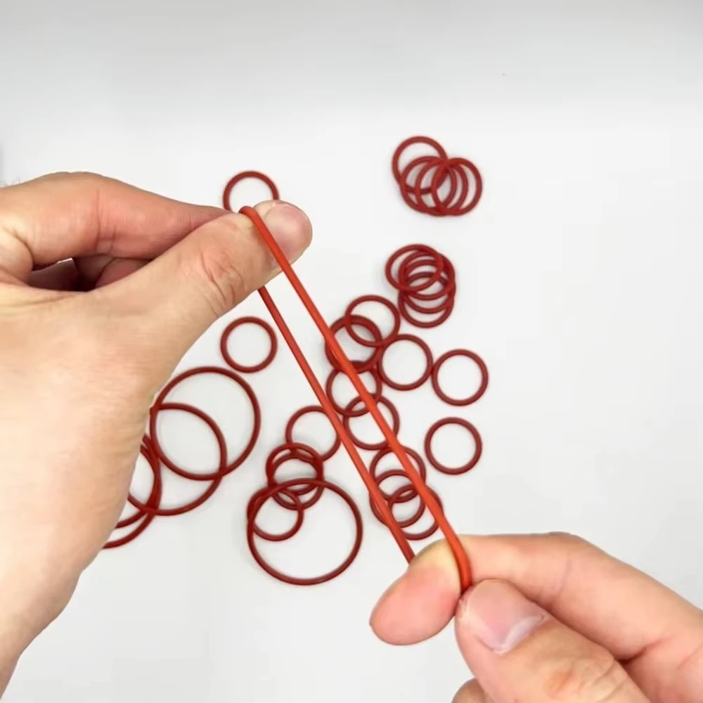 Silicone O Ring Set 10 Größen Öl und Hitzebeständig Gummi Dichtungsring Dichtungsdichtung Universelles Ersatzteil für Autoreparatur Wasserhahn Sanitär Rohre Luft Gasleitungen Haushalt und Industrie ZubehörRunde Dichtun – Detail 7