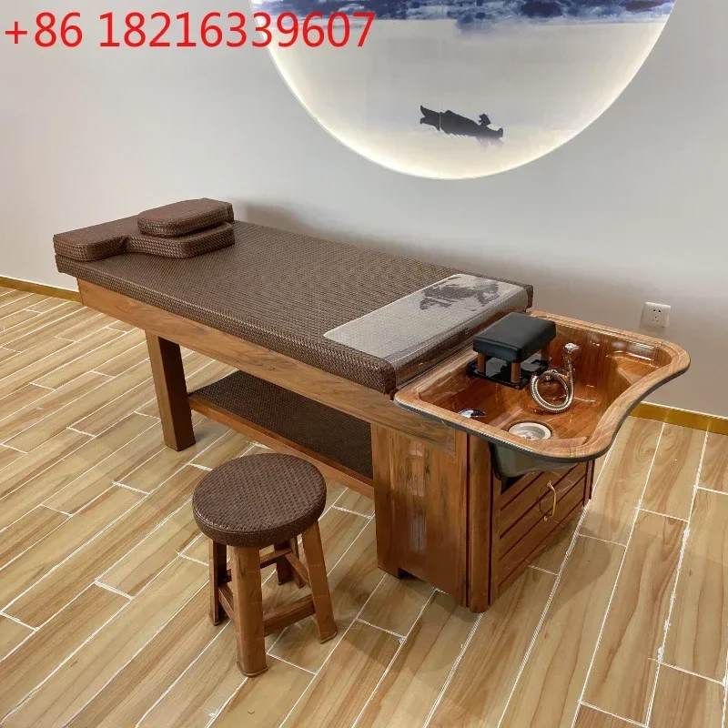 Water Circulation Shampoo Chair Lying Completely BeautyRecipe of Decoction Fumigation Massage