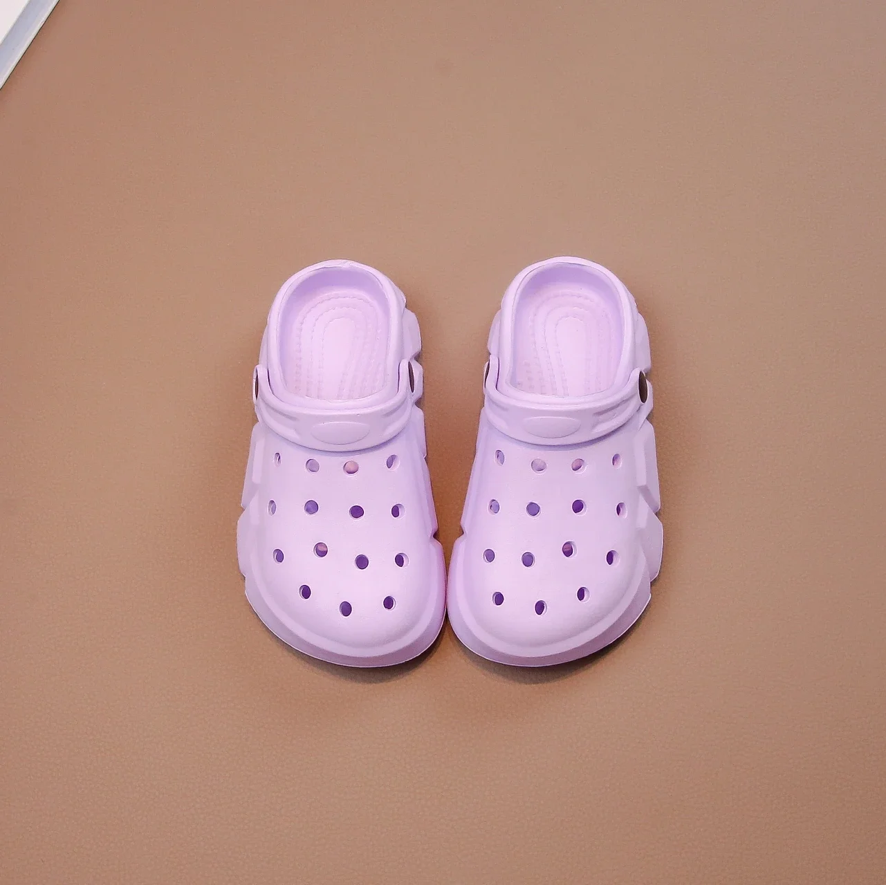 Kids Slippers for Girls Boys 2024 Summer New Fashion Cut-outs Breathable Soft Outside Casual Versatile Anti-slippery Beach Shoes