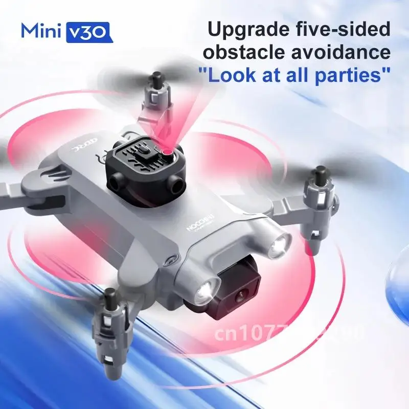 Mini V30 Drone 4DRC 8K HD Dual Camera FPV 5-Sided Obstacle Avoidance 1080P Aerial Professional Quadcopter WIFI Brushless 10000M