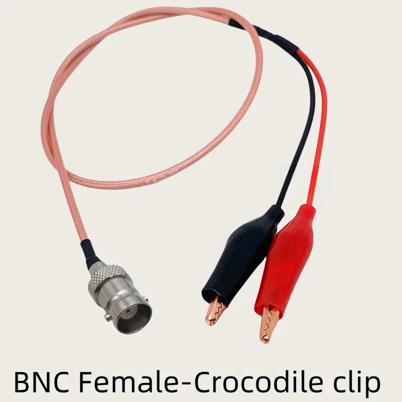 SMA/BNC Male Female to crocodile clamp test line signal source oscilloscope clamp line RG316 cable