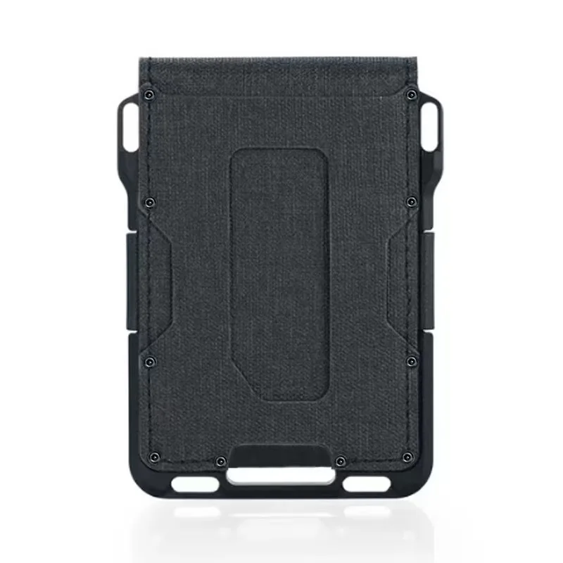 leather Credit Card Holder Wallets Men Brand Rfid Black brown Magic mutifunciton  Slim Mini Wallet Small Money Bag Male Purses