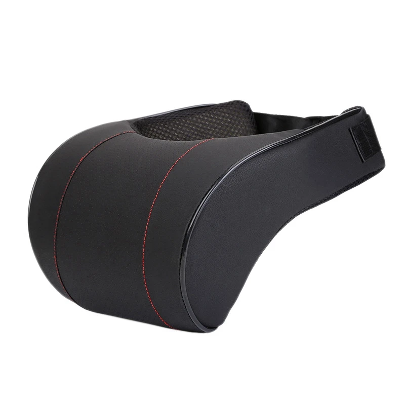 Universal Car Neck Pillow Memory Foam Pillows Neck Rest Seat Headrest Neck Support Adjustable Cushion Black