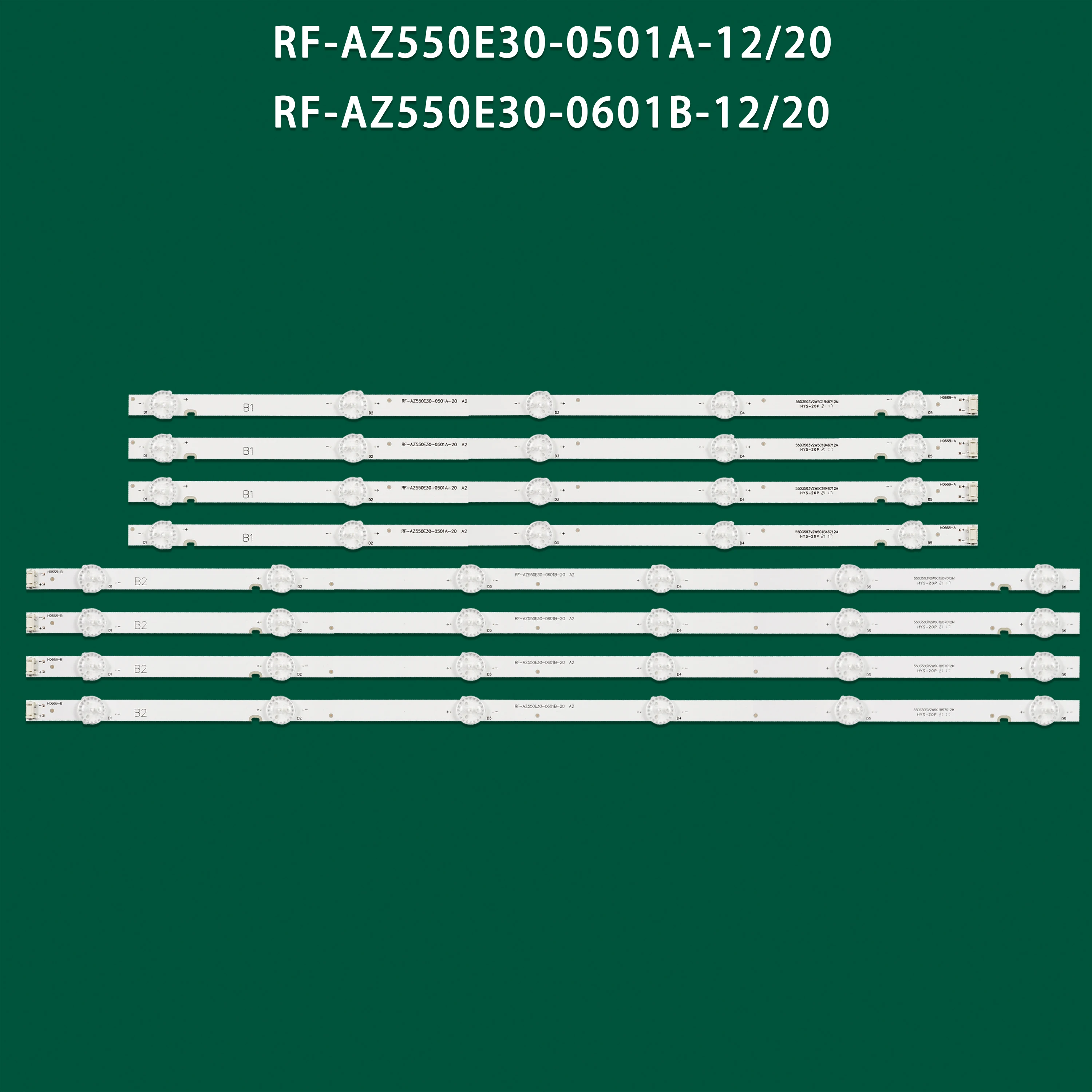 LED Backlight strip For LG 55UJ6200-UA 55LJ540V 55LJ5400 55M9 55U5A ODL55650U-TIB RF-AZ550E30-0501A-20 RF-AZ550E30-0601B-20