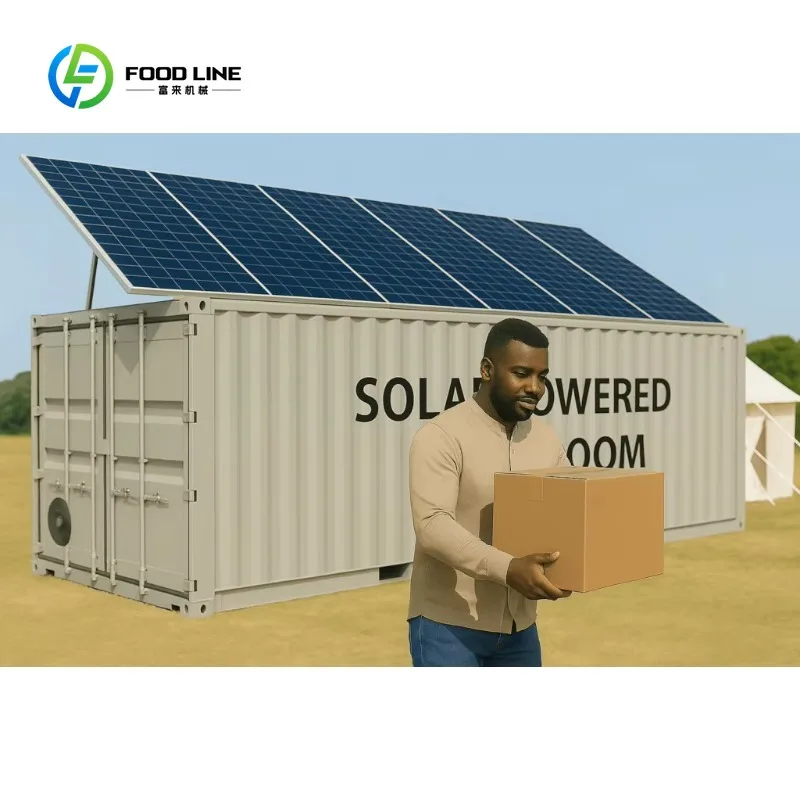Customized Containerized Refrigerated Container with Solar-Assisted Backup for Portable & Modular Cold Storage