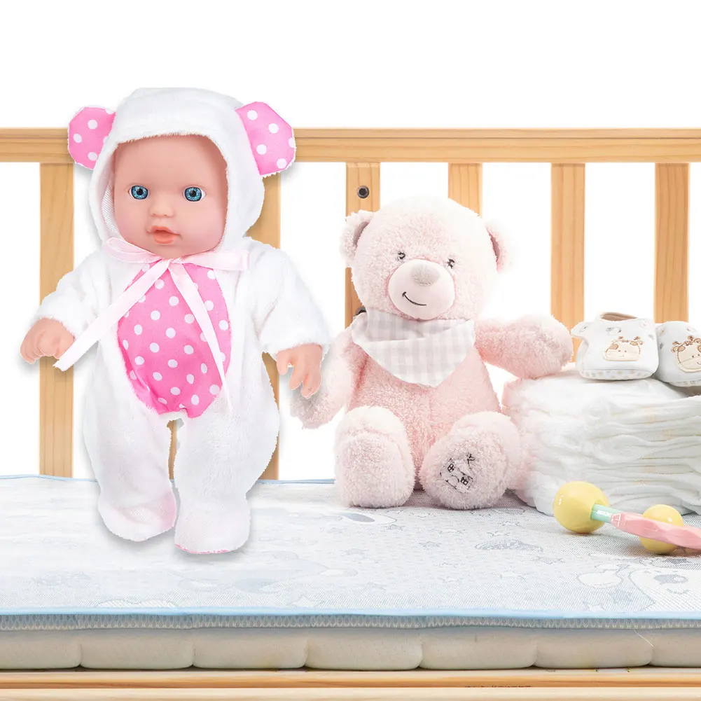 Jouet de poupée Reborn en Silicone Flexible, Simulation de maison de jeu pour bébé, vêtements doux, fournitures pour enfants en bas âge