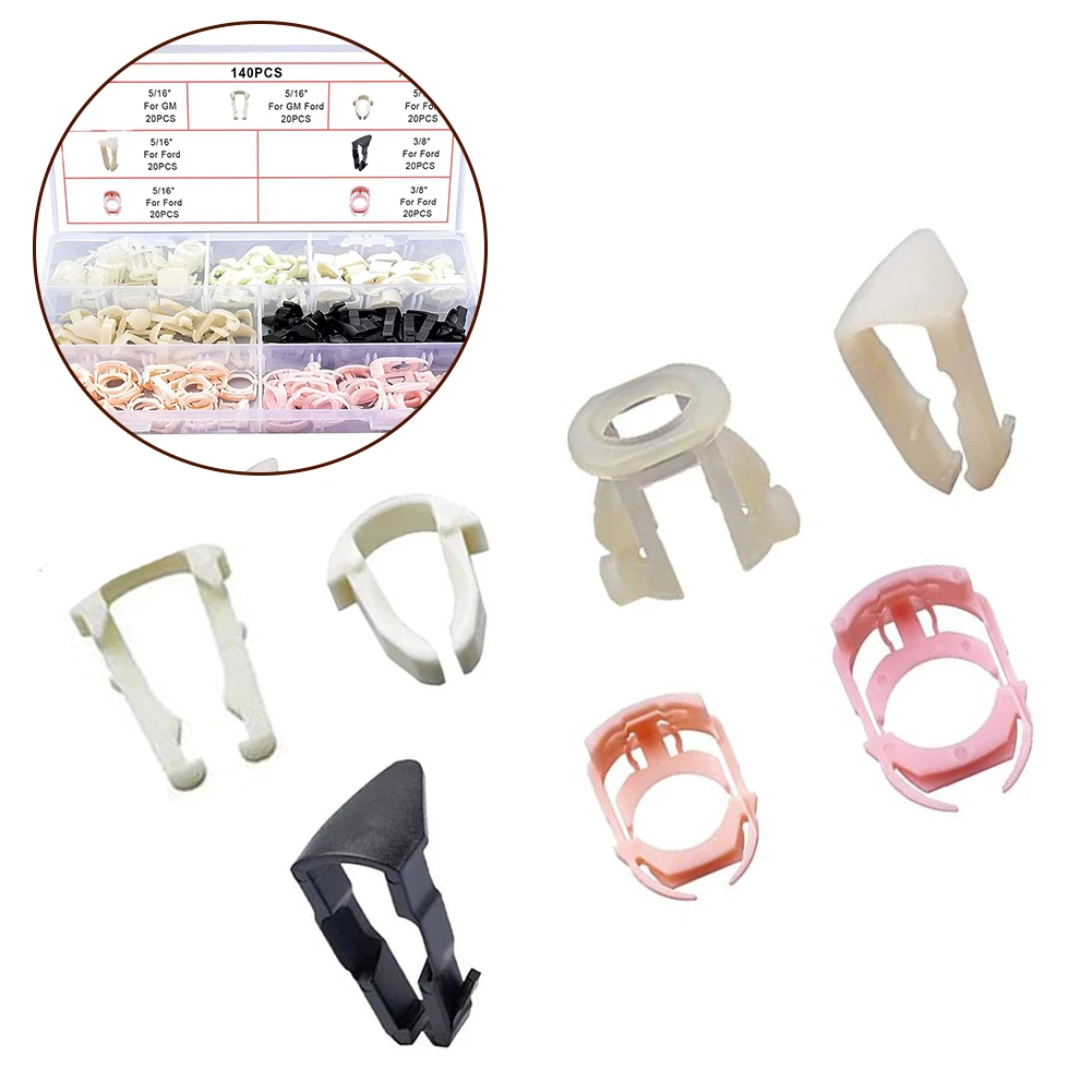 1set Fuel Line Retainer Clip Kit 70Pcs/Set Accessories Clips Fuel Line Retainer Clip Assortment For Ford For GM