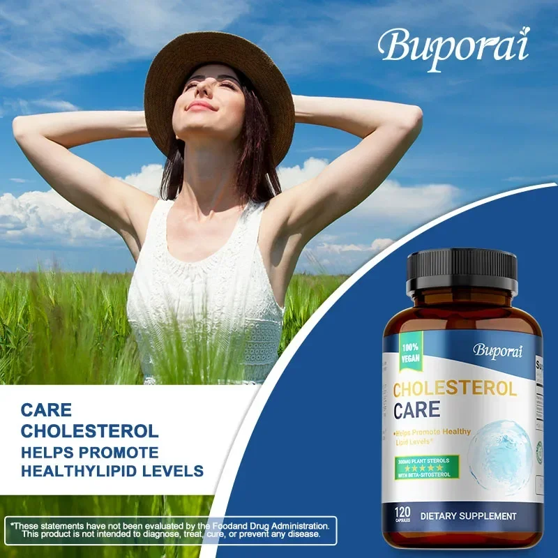 Cholesterol Care Supplement - Antioxidant, Helps Lower Cholesterol Levels, Promotes Healthy Blood Sugar Levels, Boosts Immunity
