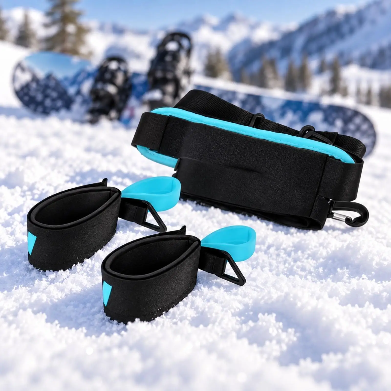 Ski and Snowboard Strap Easy to Attach Ski Boot Carrier Strap Strong Long-Lasting for Skiers, Equipment Storage, Travel