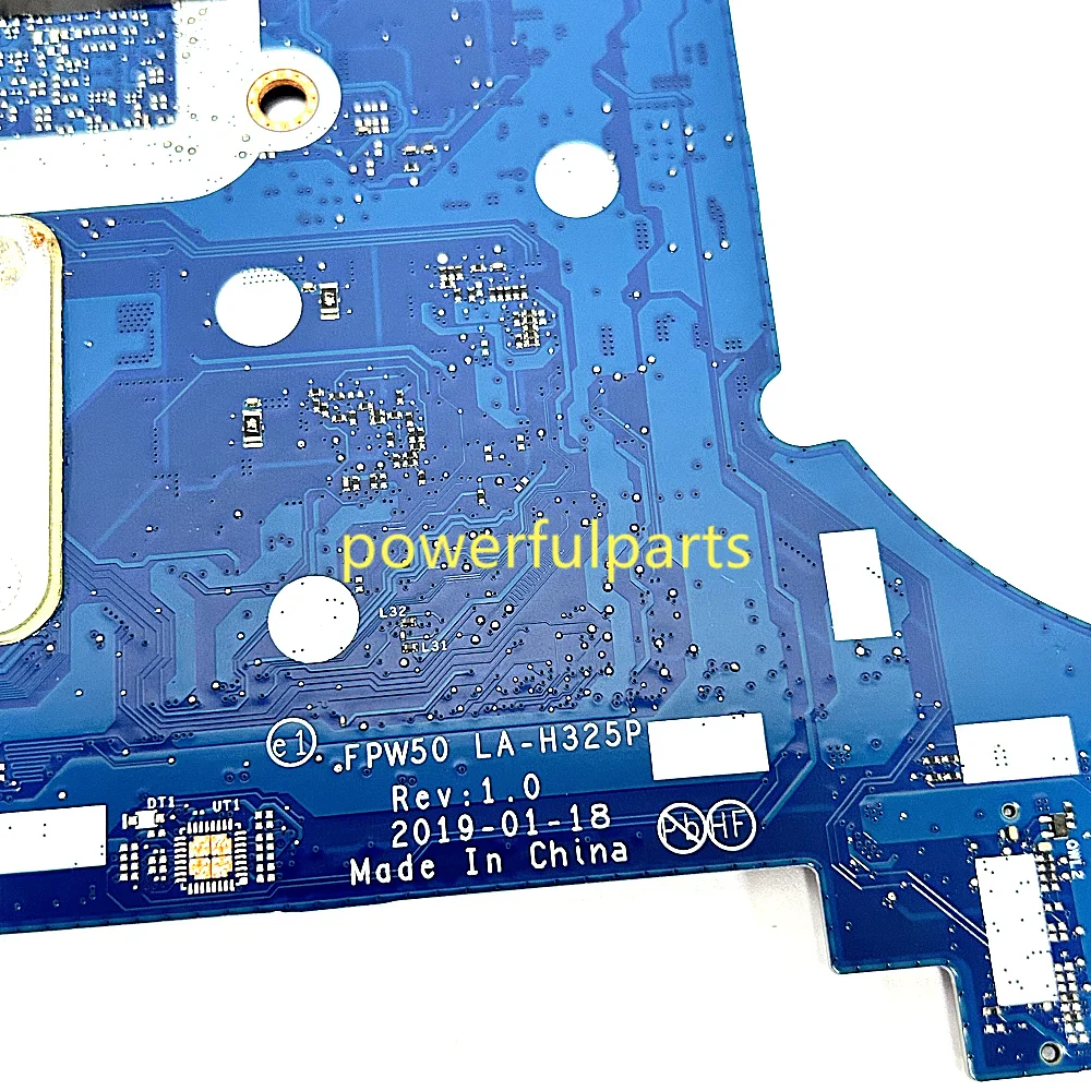 HP 15-DW 마더보드 L51988-601 FPW50 LA-H325P N5000 CPU 온보드 작동 양호