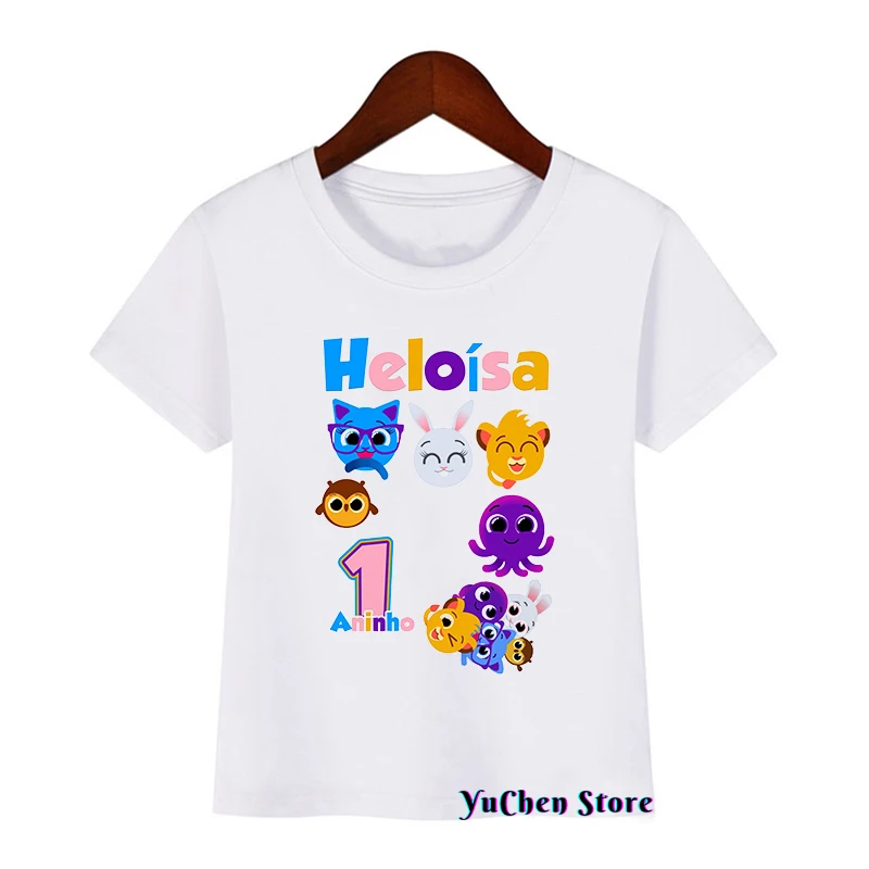 Funny Kids Clothes Tshirt Music Cartoon Print T-Shirt For Boys Fashion Girls T Shirt Cute Boys Girls Universal Clothes