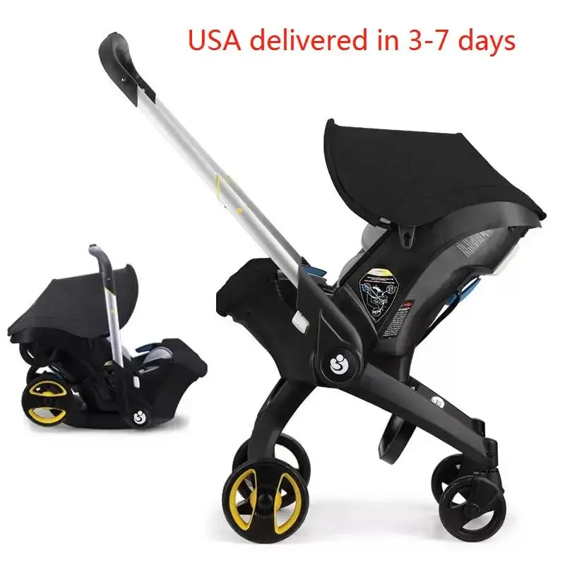 Baby Kinderwagen Autositz für Neugeborene Kinderwagen Säugling Buggy Sicherheitswagen Wagen Leichtes 3-in-1-Reisesystem